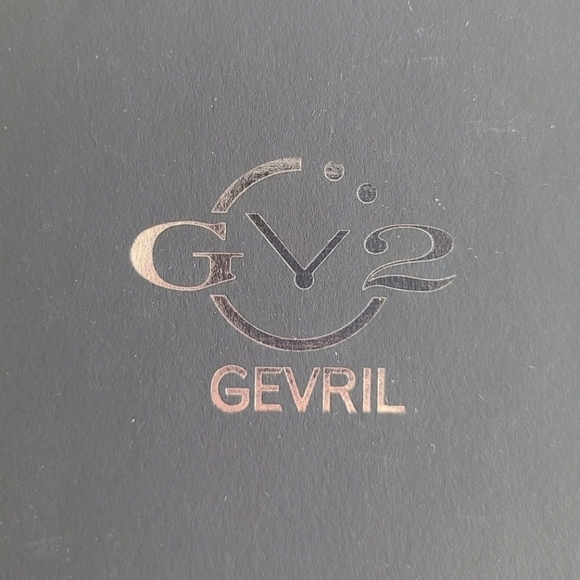 GV2 Gevril Bari Tortoise Diamond Watch, Red Suede Strap, NWT - Picture 4 of 16